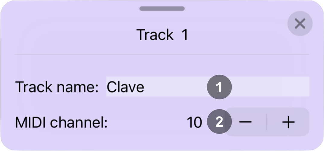 Track sheet